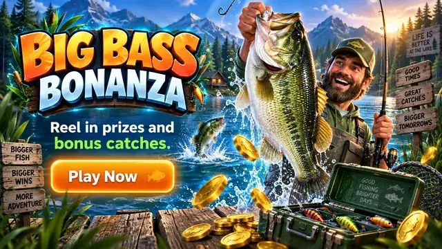 Big Bass Bonanza slot banneri