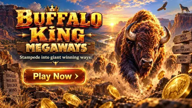 Buffalo King Megaways slot banneri