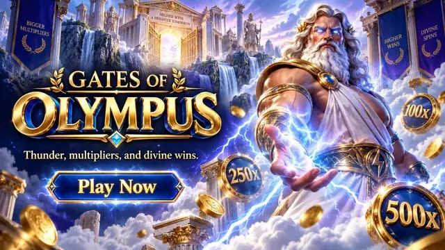 Gates of Olympus slot banneri