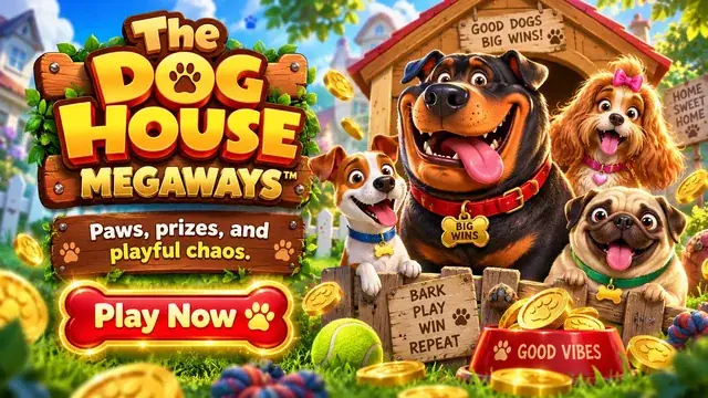 The Dog House Megaways slot banneri