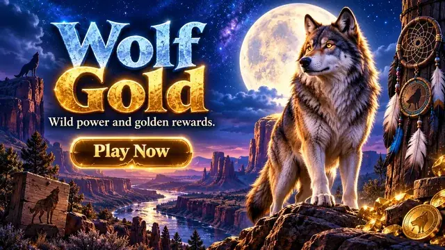 Wolf Gold slot banneri